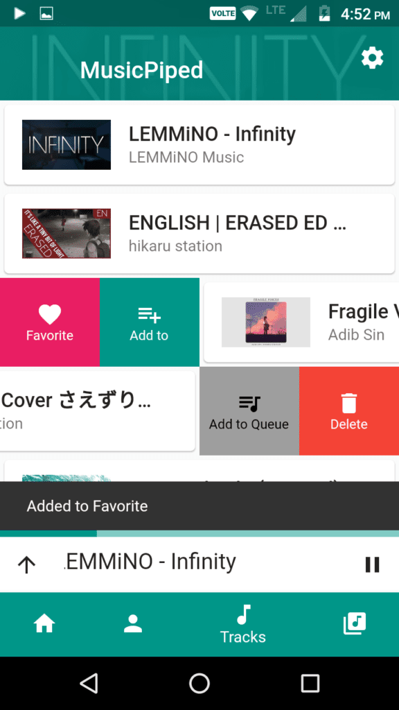 Vanced alternative app MusicPiped