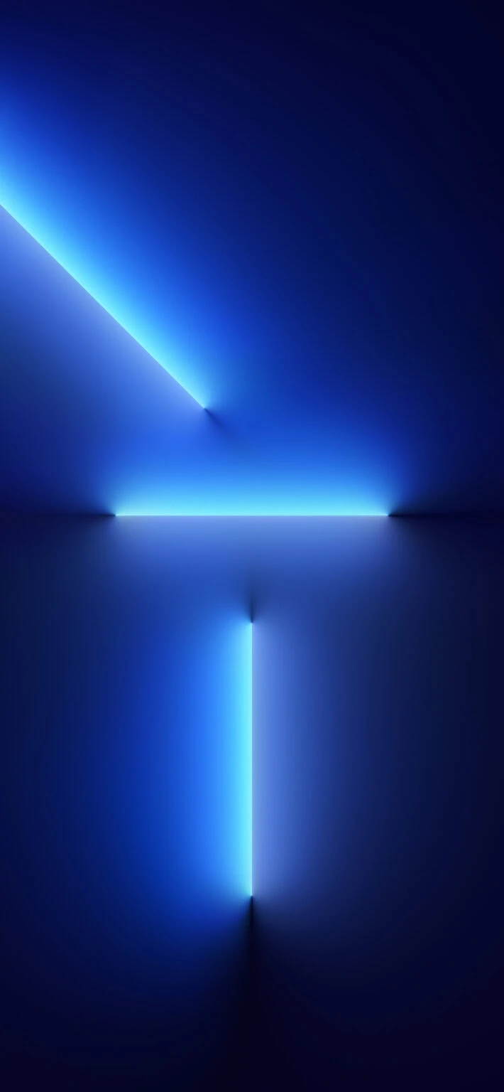iPhone 13 Pro Blue Stock Wallpapers