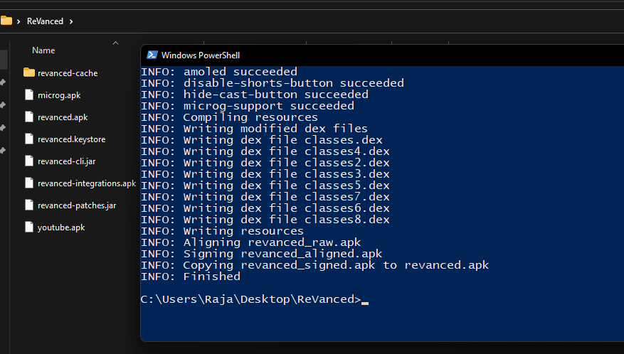ReVanced app patching