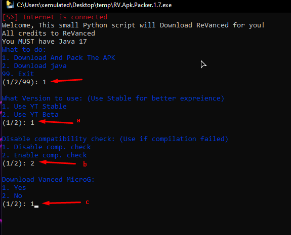latest ReVancedPacker Tool guide