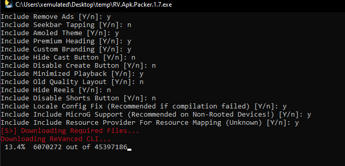 ReVancedPacker Tool guide 2