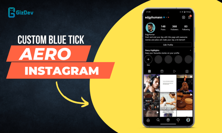 How To Get Custom Blue Tick On Aero Instagram (Verify URL Guide)
