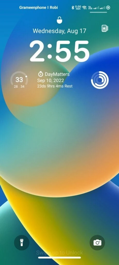 iOS 16 theme for Realme