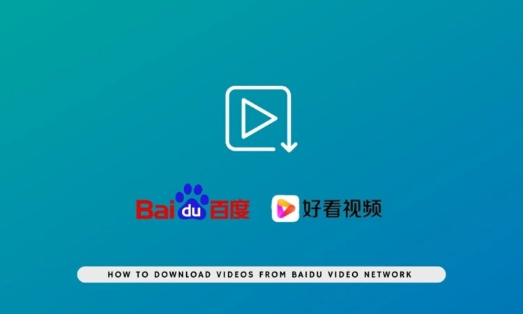 Download Videos from baidu using online video downloader