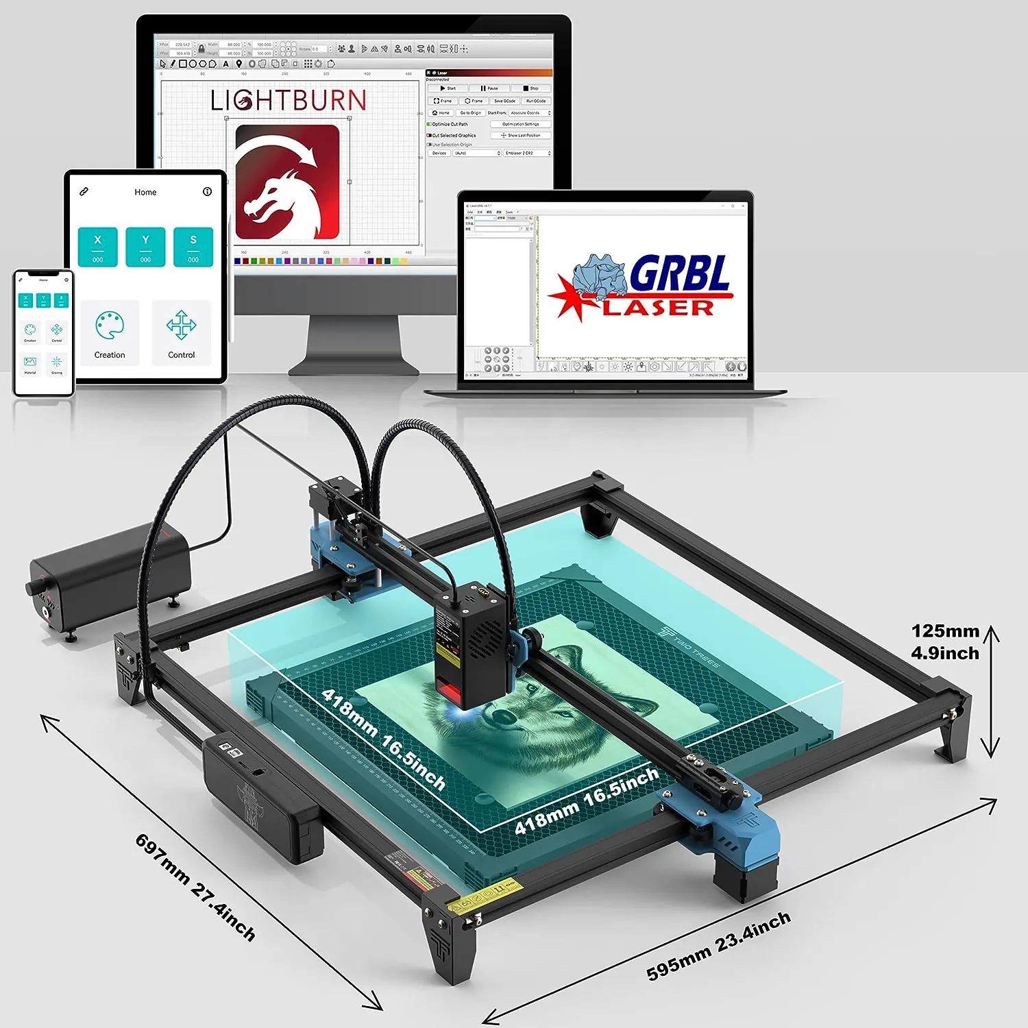 TwoTrees TTS-20 Pro Laser Engraver