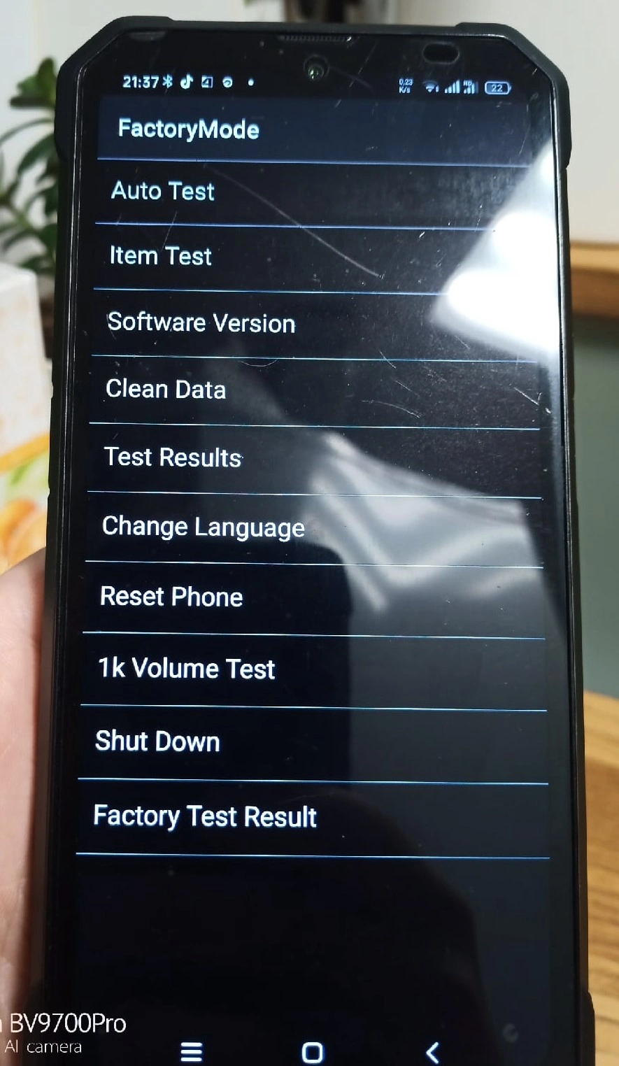 Blackview Factory mode Code