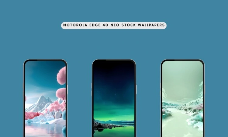 Motorola Edge 40 Neo Stock Wallpapers in ZIP File