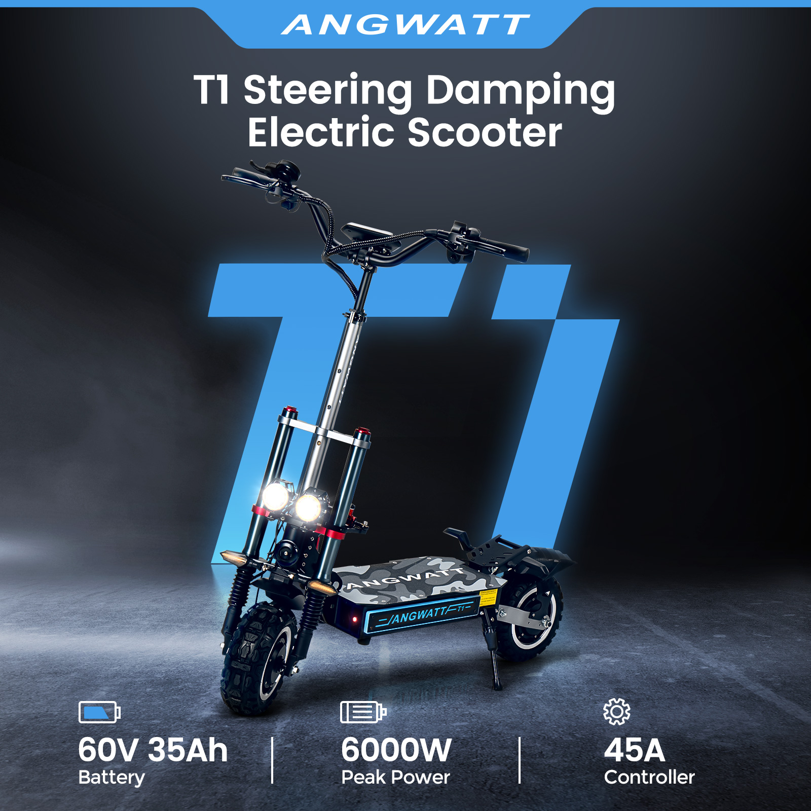 ANGWATT T1 Electric Scooter