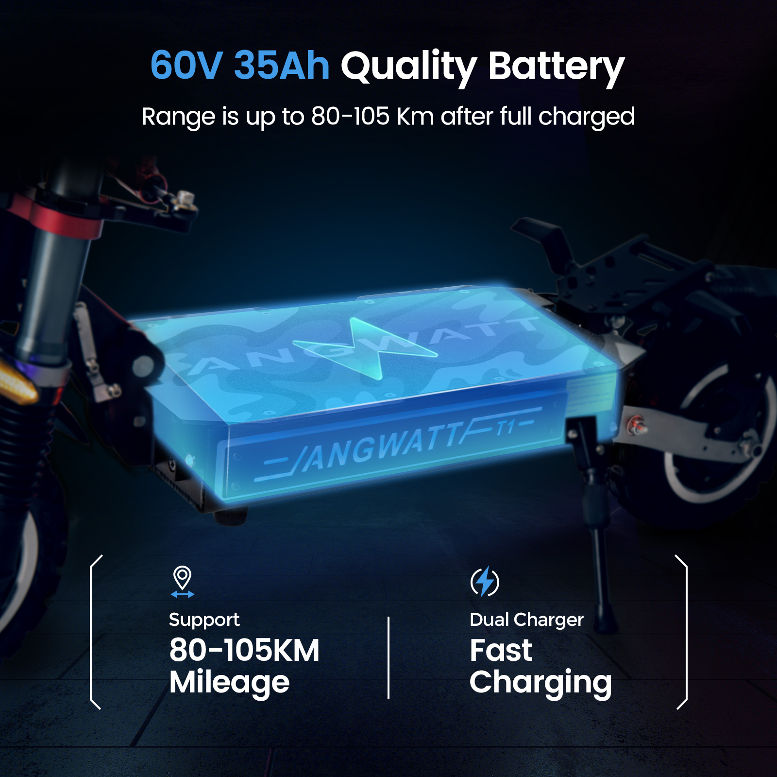ANGWATT T1 Electric Scooter