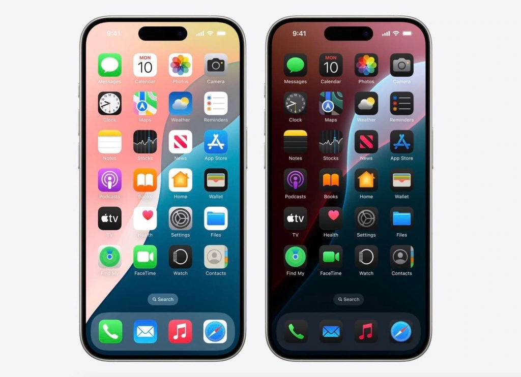 iOS 18 dark, light Wallpapers