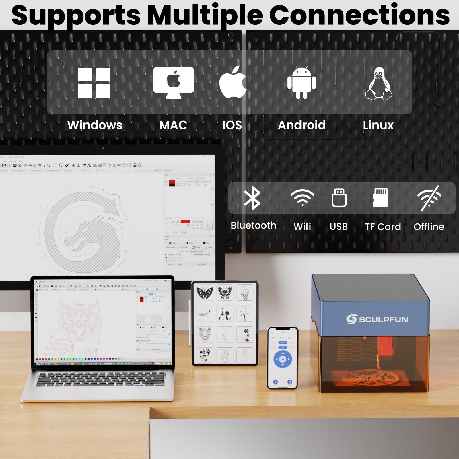 SCULPFUN iCube Pro Max Laser Engraver