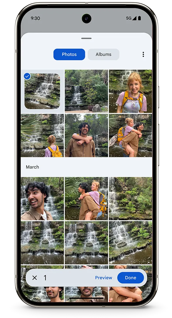 Photo Picker Snapchat on Pixel Camera