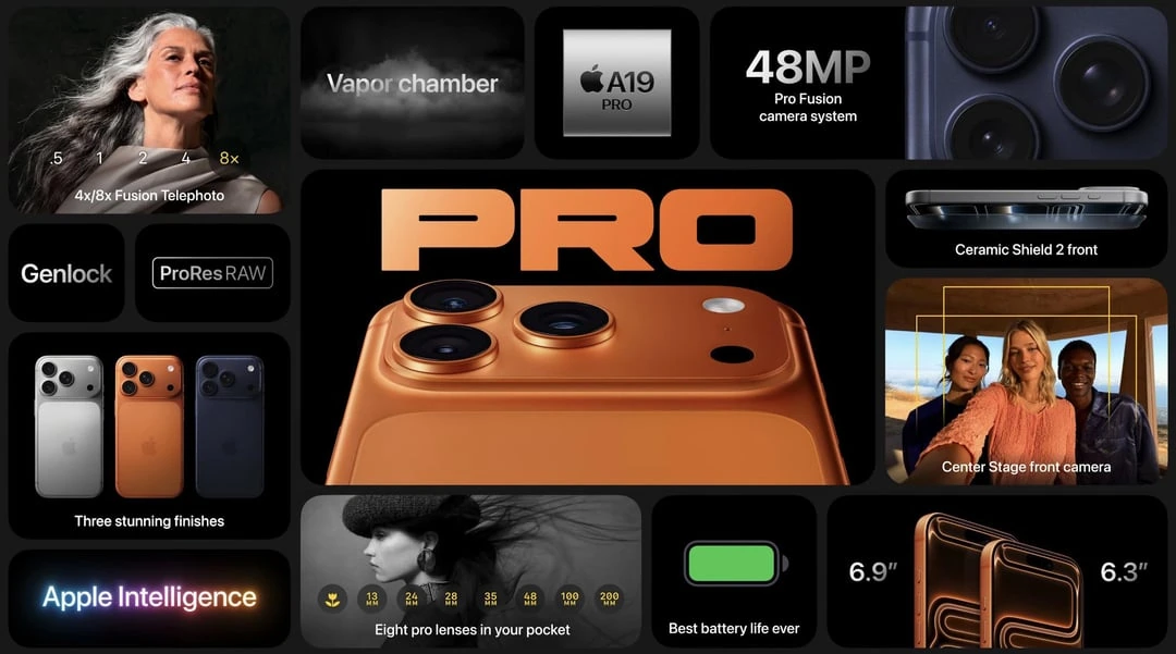 iPhone 17 Pro specifications
