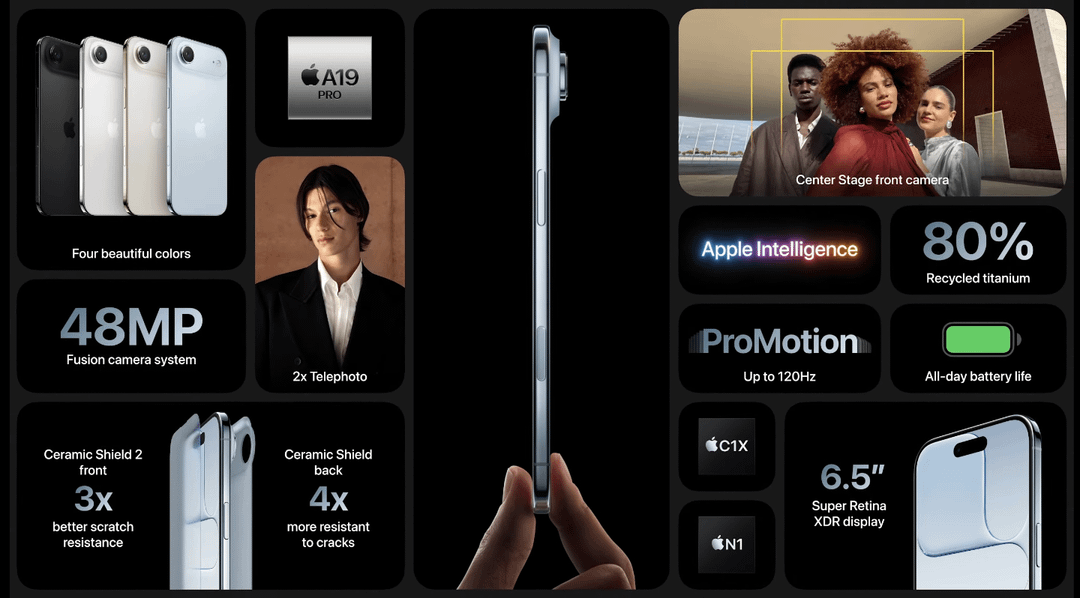 iPhone Air specifications