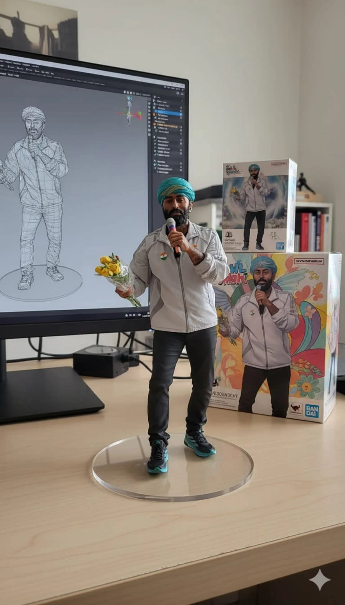 3D Action Figures With Nano Banana Prompt captain rolando