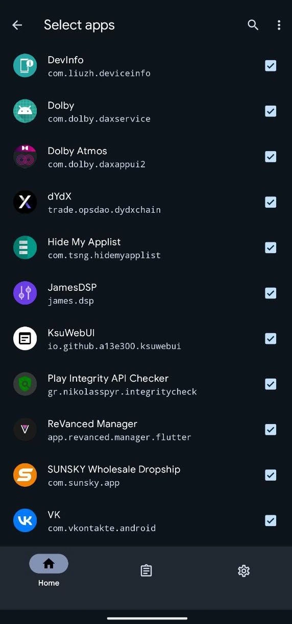 Hide My Applist hide root apps