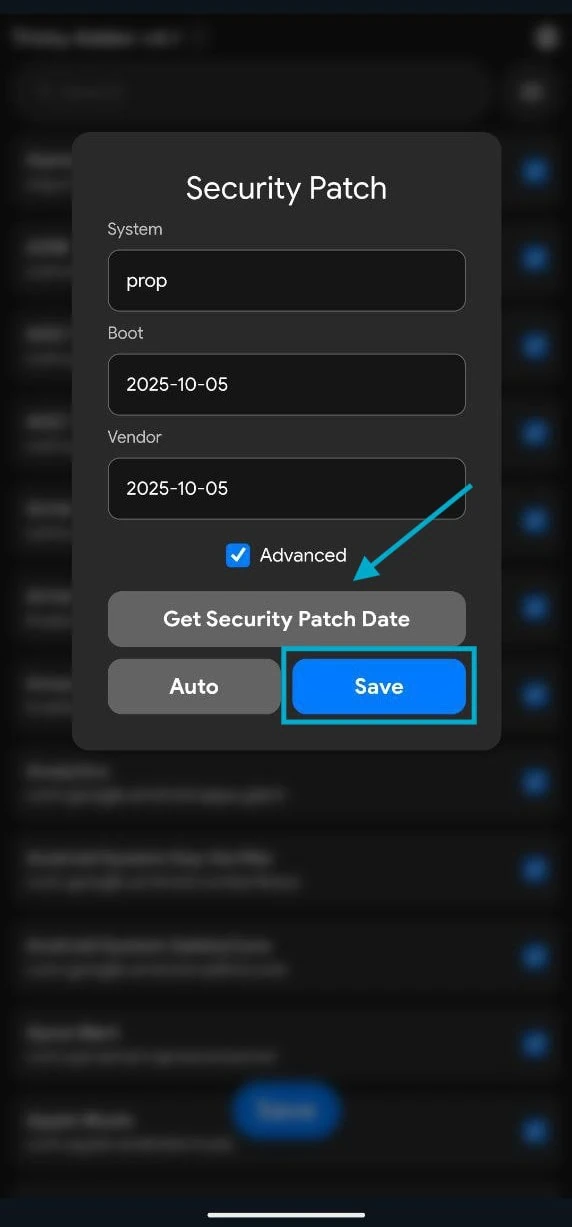 Tricky Store setup for security patch