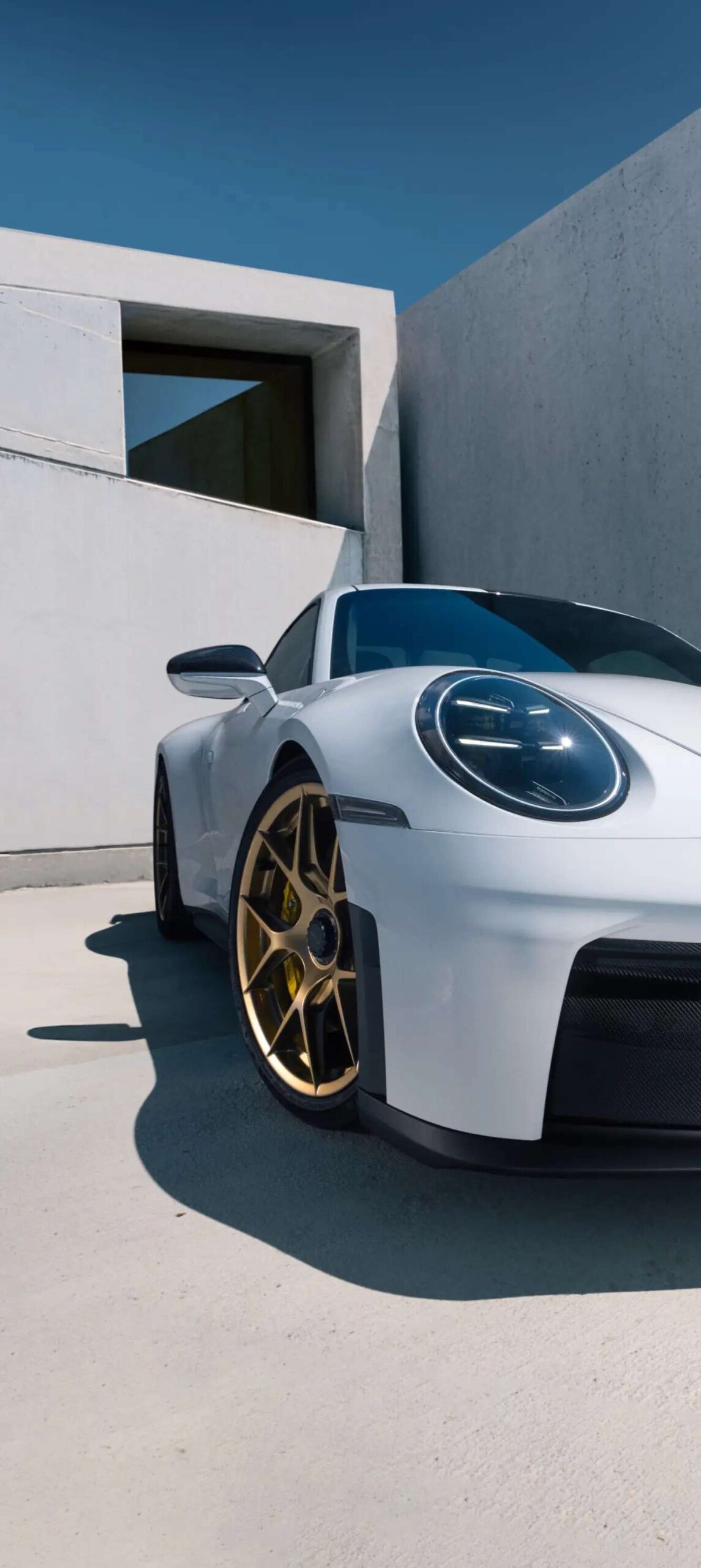 Honor Magic8 RSR Porsche white car front Wallpapers