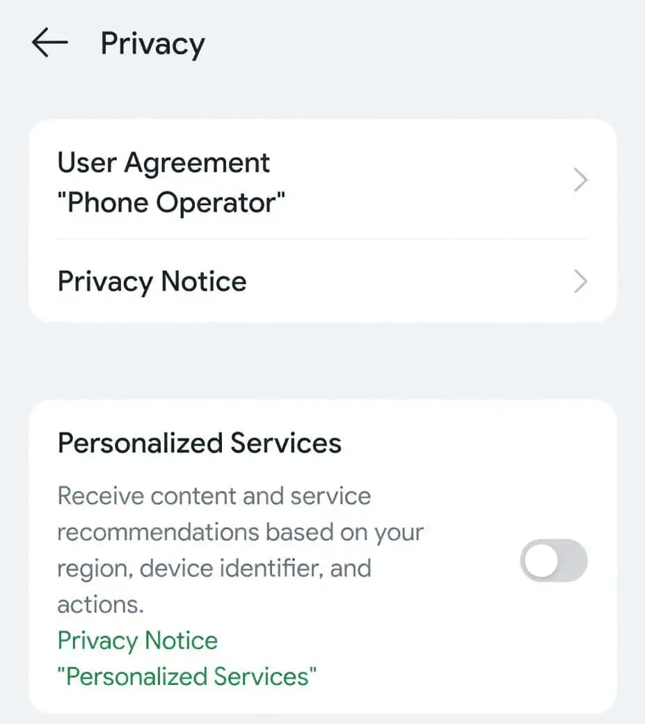 Disable Ads in OPPO Phone Manager