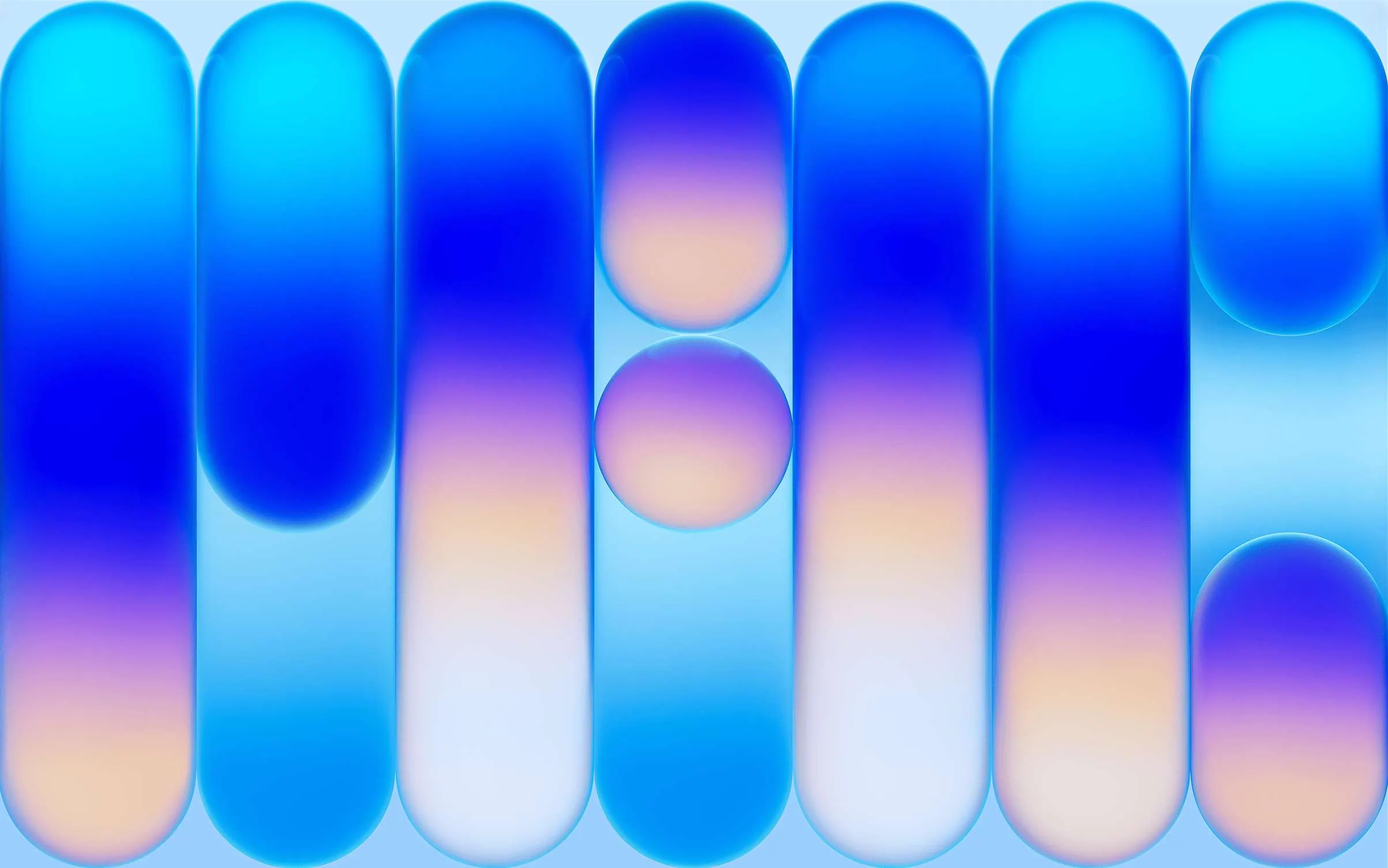 Abstract Blue with pink MacBook Neo wallpapers