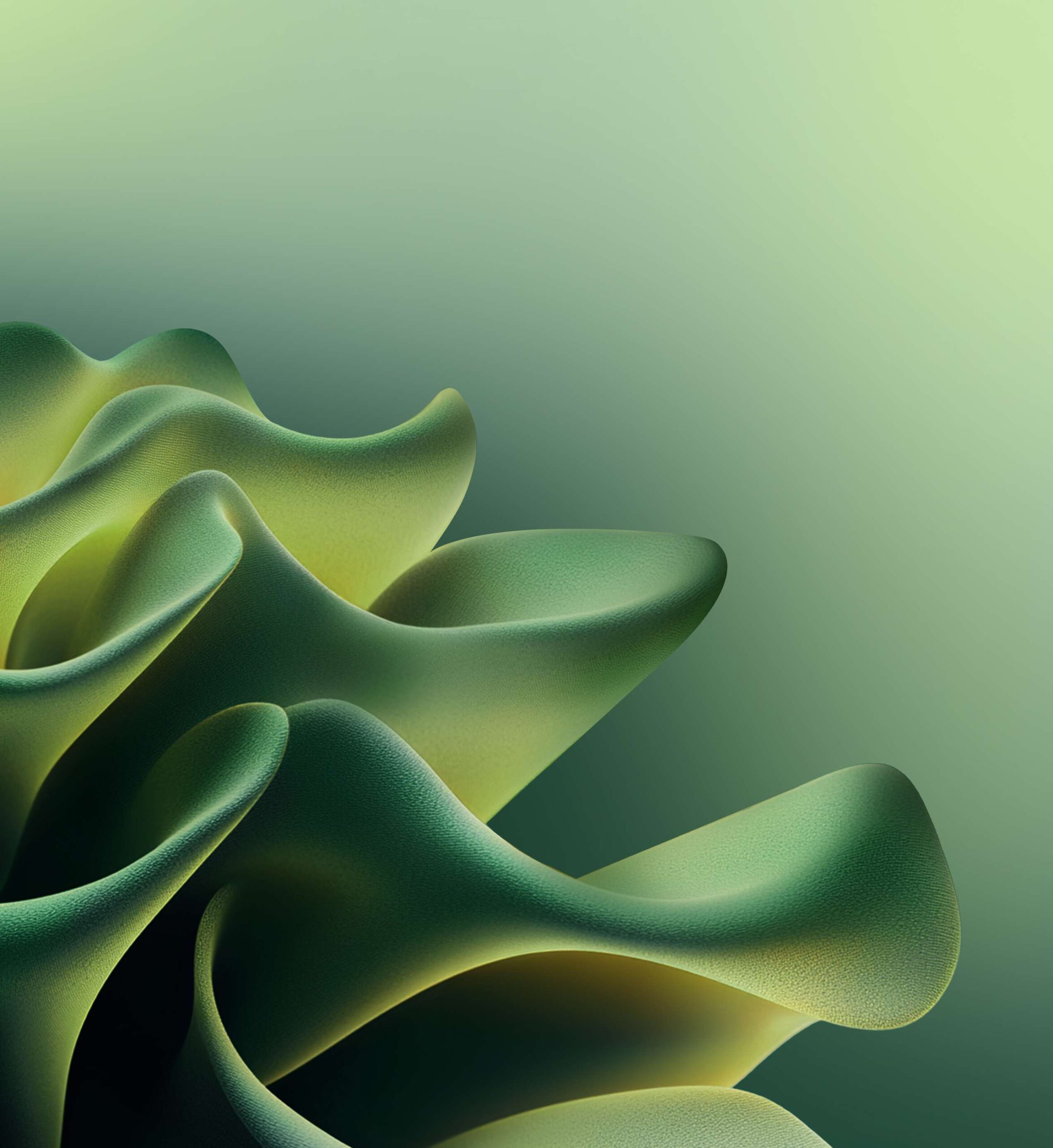 Motorola Edge 70 Fusion Green and turquoise Wallpapers