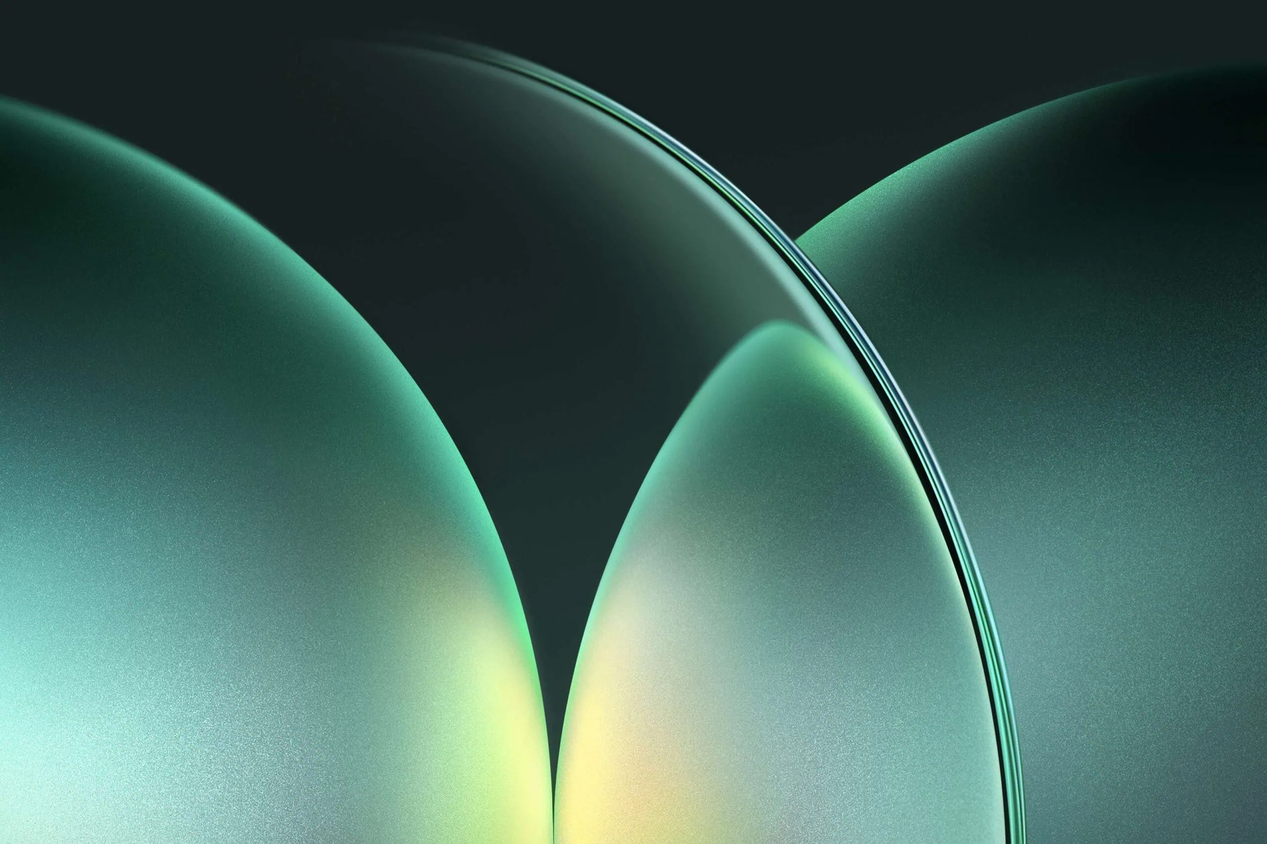 Honor MagicBook Pro 2026 Green Gradient Flow Wallpapers