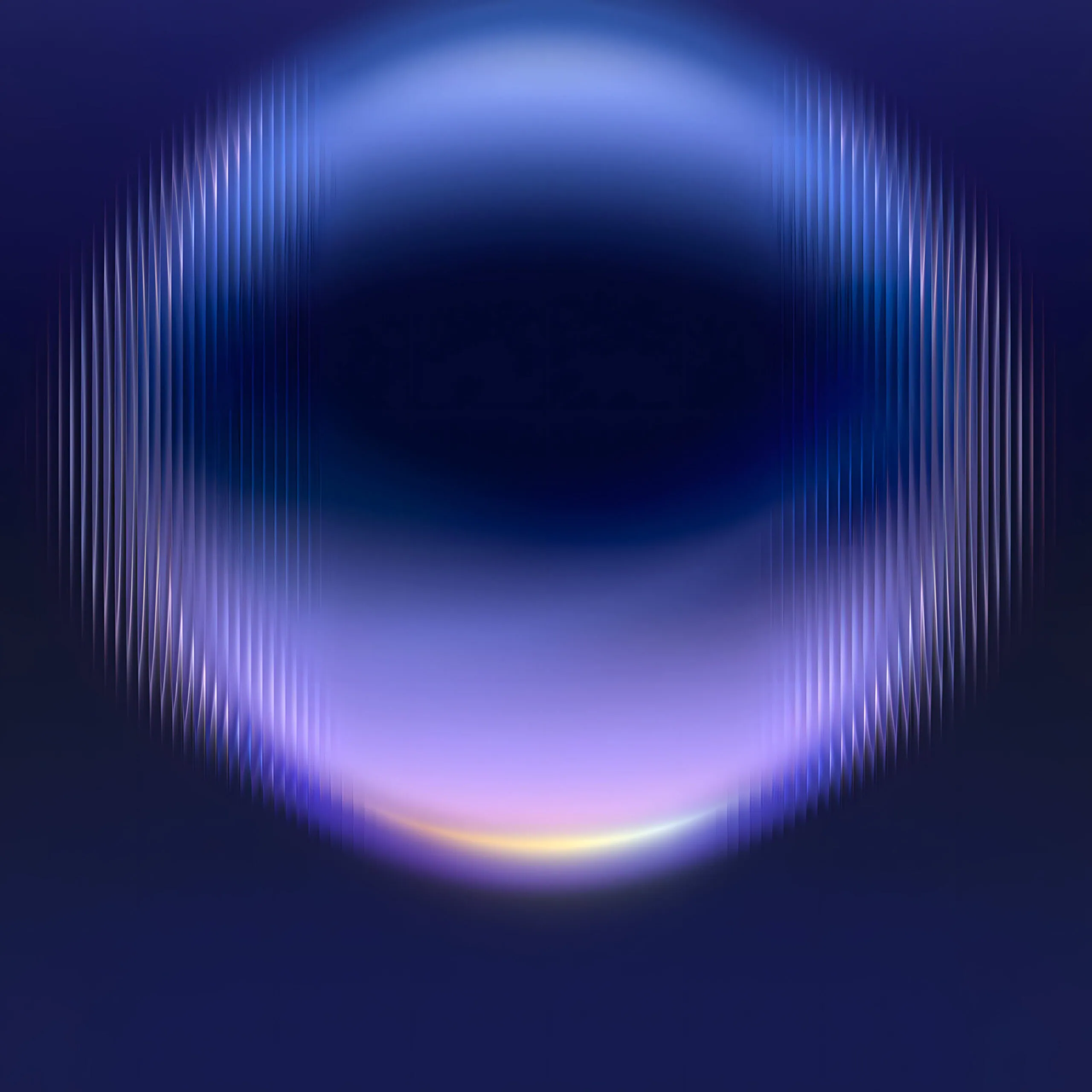 Huawei Pura X Max Blue circular glow Wallpapers