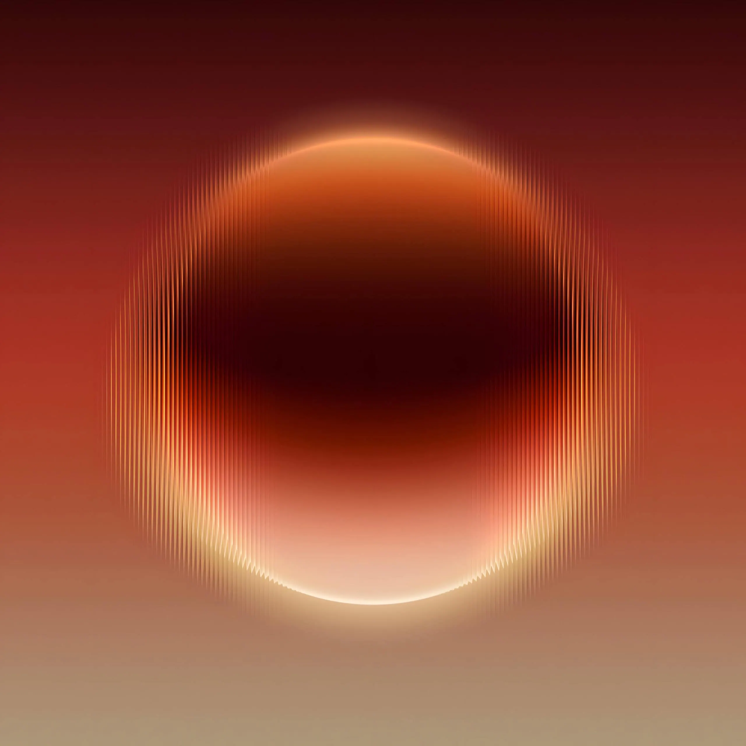 Huawei Pura X Max Orange light burst Wallpapers