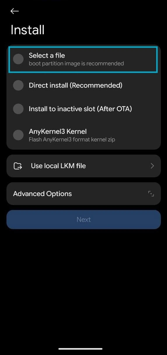 SukiSU-Ultra Boot image patching guide