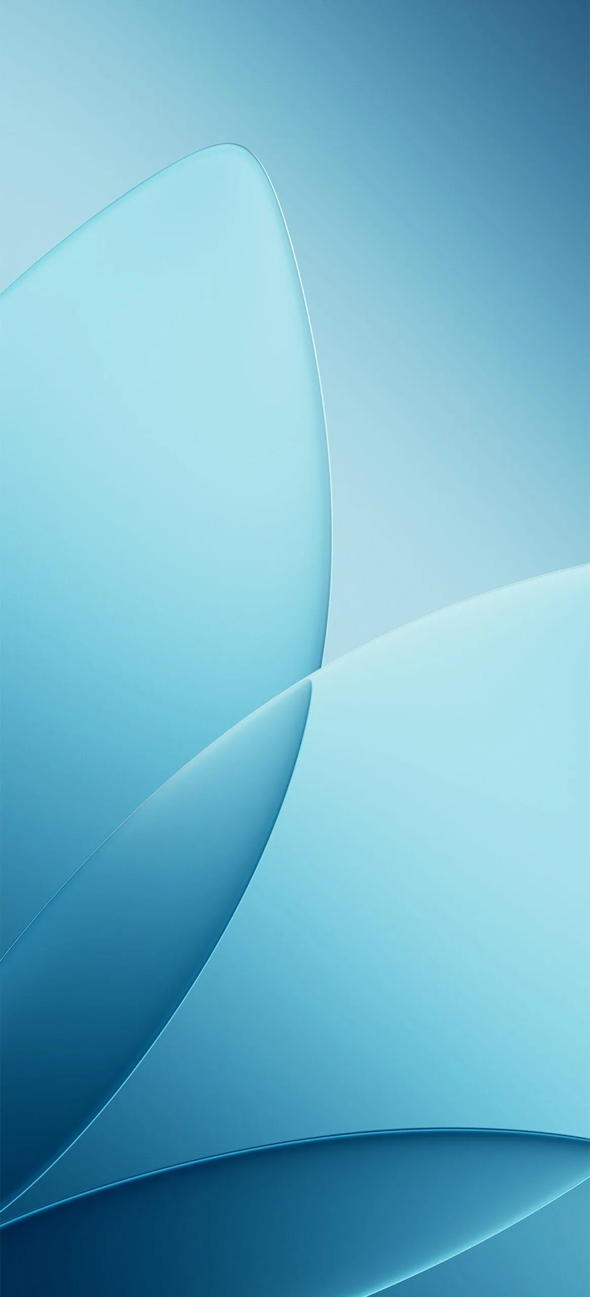 Oppo A6s Pro Wallpaper Cyan