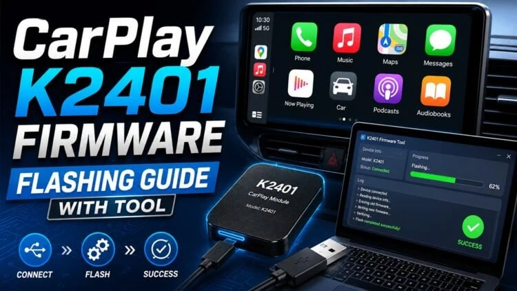 CarPlay K2401 Firmware: Flashing Guide With Tool