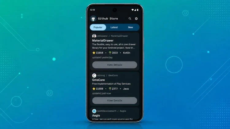 GitHub Store APP (Komi Store): Install GitHub Repos Apps