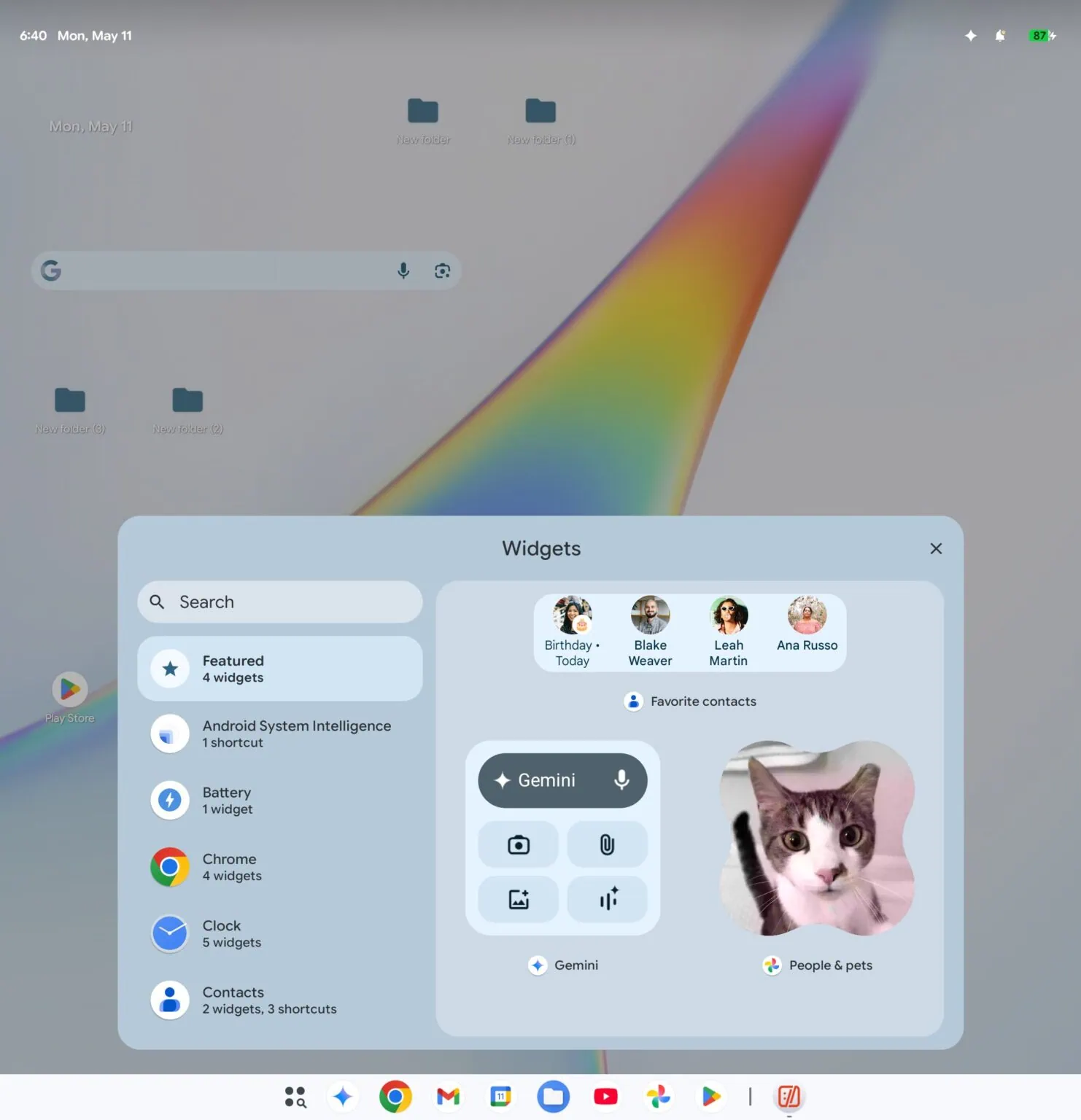 Google Aluminium OS desktop