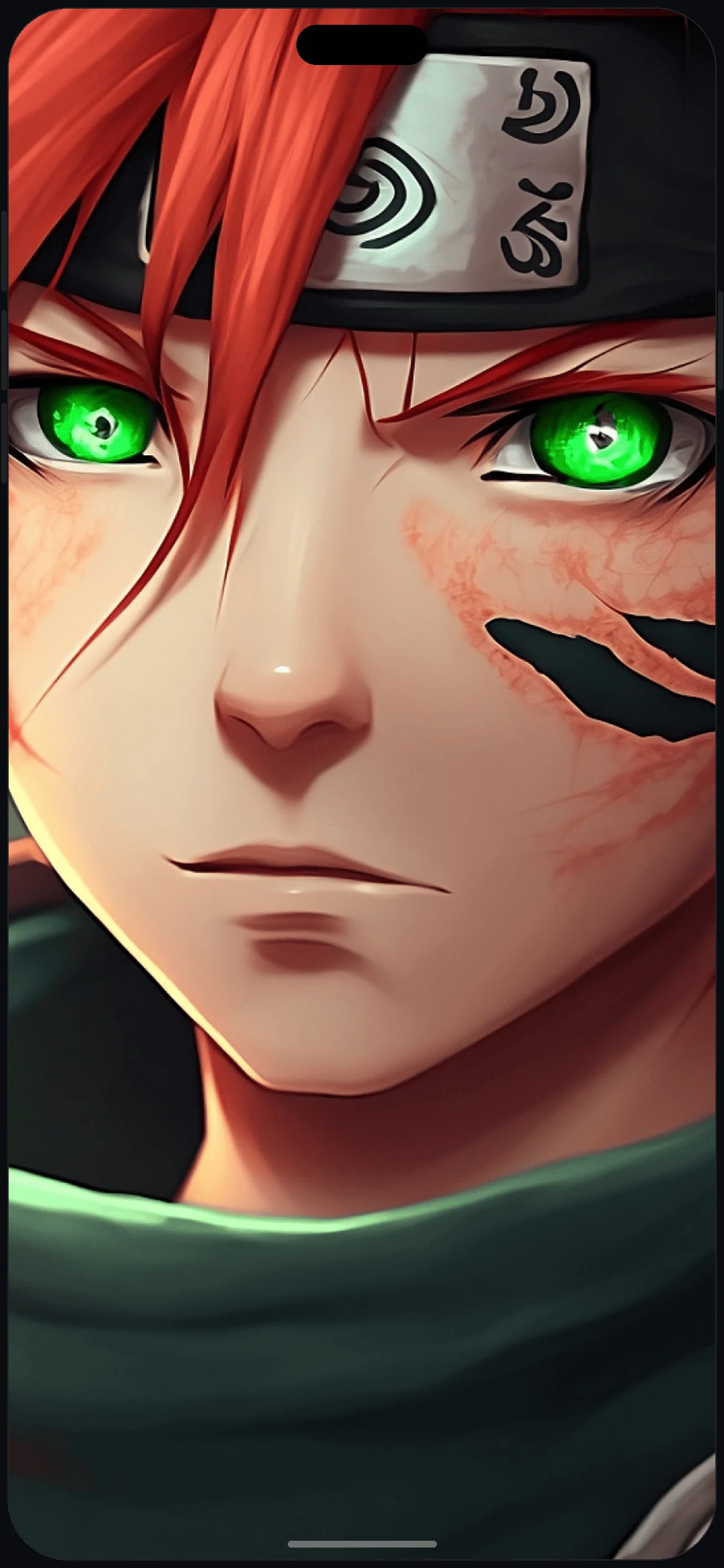 Boruto Cool AI Art Wallpaper on iPhone 16 mockup