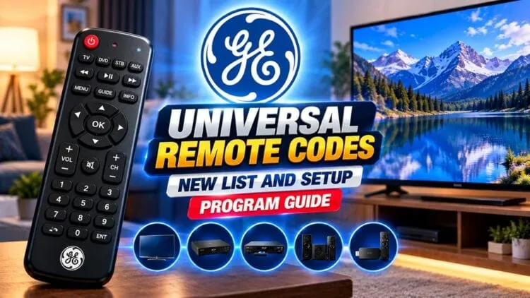 GE Universal Remote Codes New List