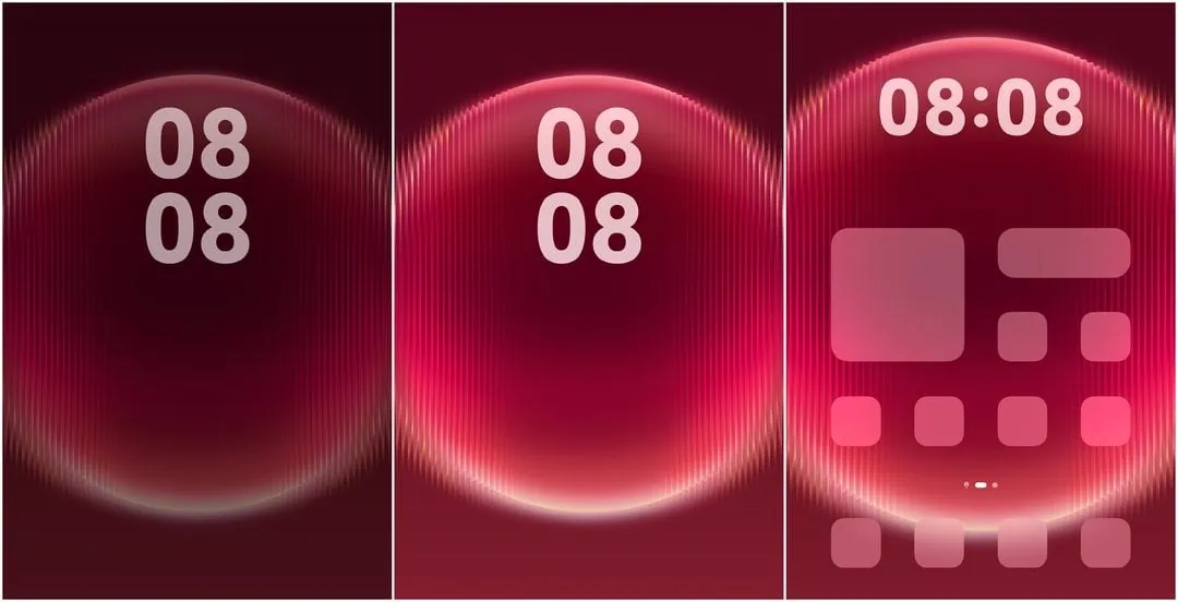 Huawei Pura X View Wallpaper Interstellar Red