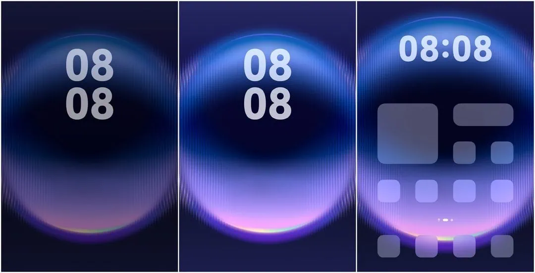 Huawei Pura X View Wallpaper Starry Blue
