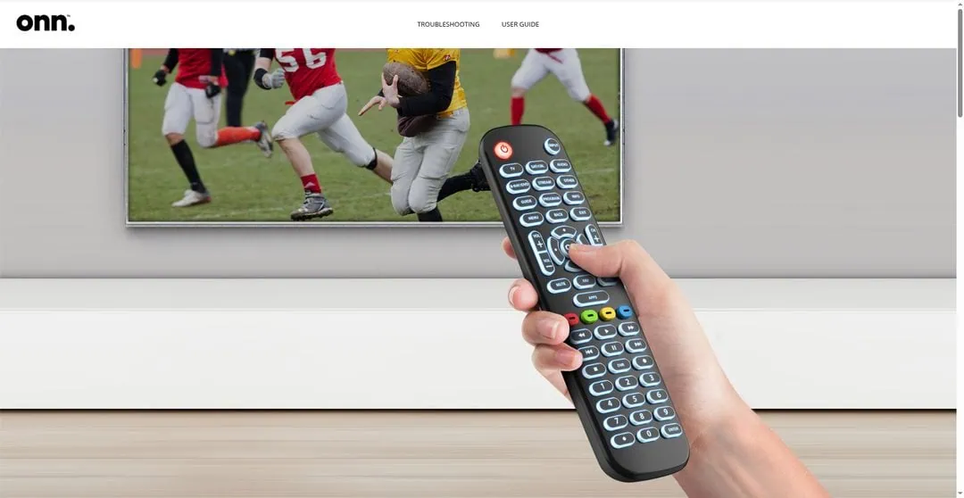 Onn universal remote official codes lookup website