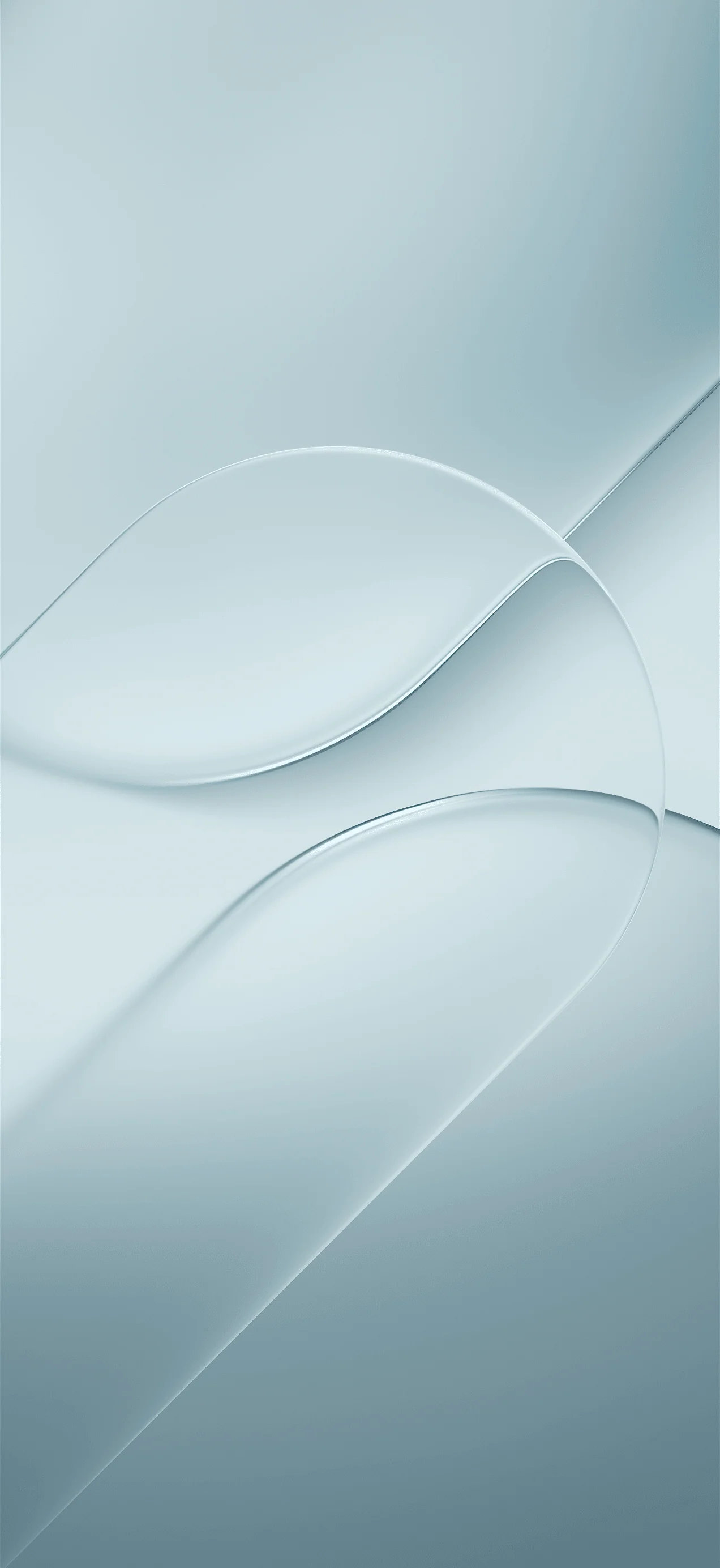 Oppo Find X10 Pro Max wallpaper with pale ice blue and silver gradient