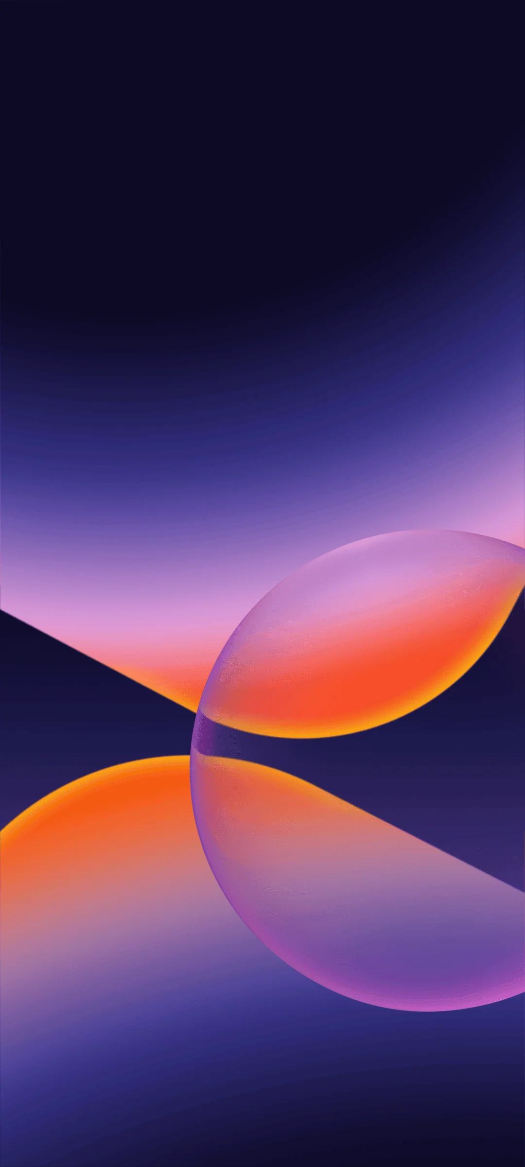 Oppo Find X10 Pro Max wallpaper with deep violet and purple bloom gradient