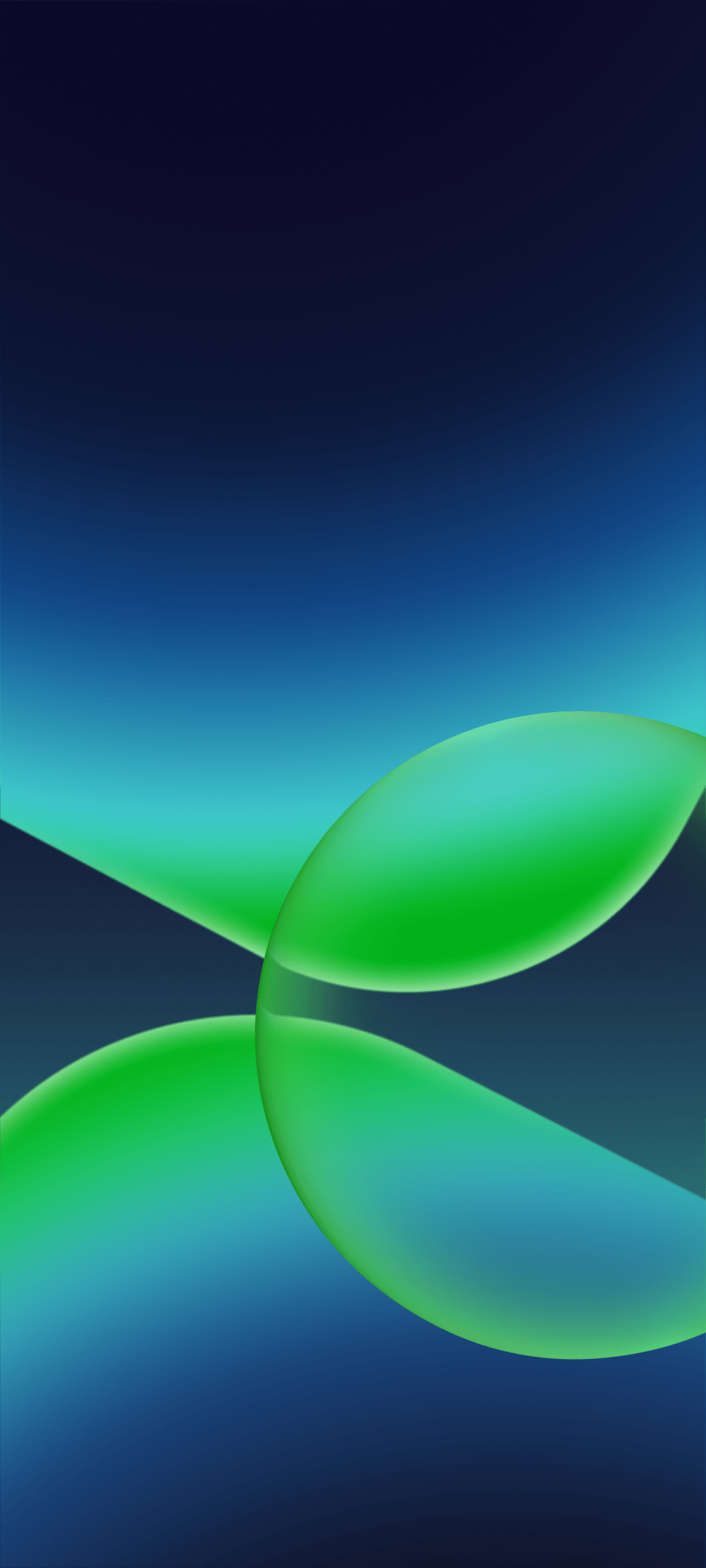 Oppo Find X10 Pro Max wallpaper with teal splash on navy gradient