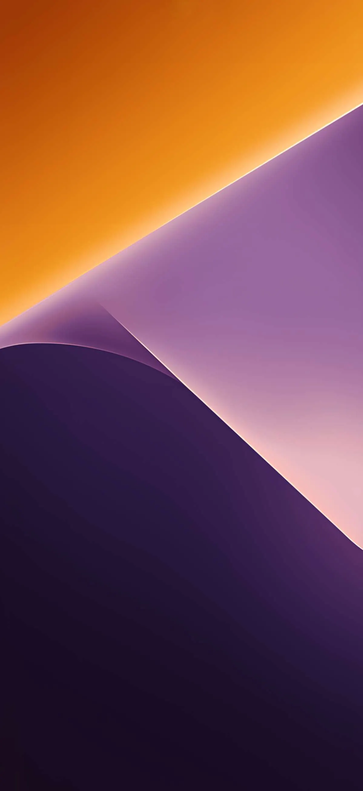 POCO X8 Power Purple–Orange Diagonal Gradient Wallpaper