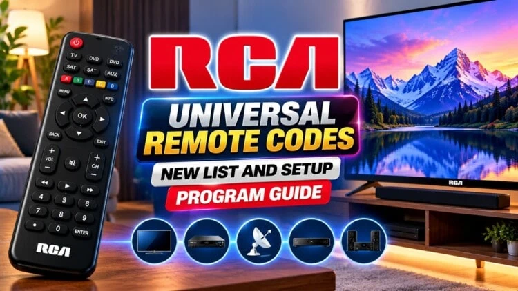 RCA Universal Remote Codes New List and Setup