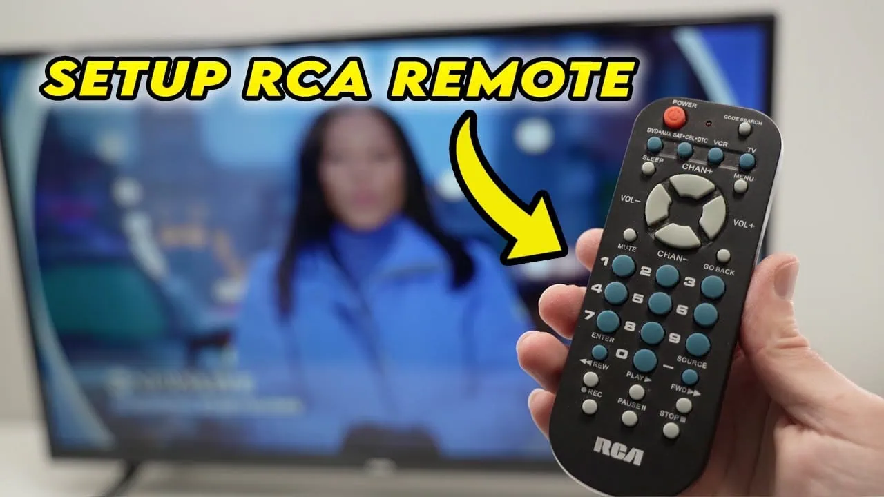 How to program RCA universal remote