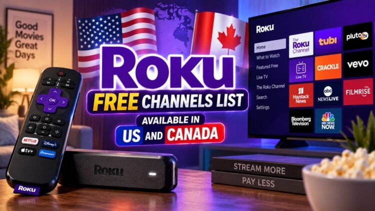 Roku Free Channels List Available in US and Canada