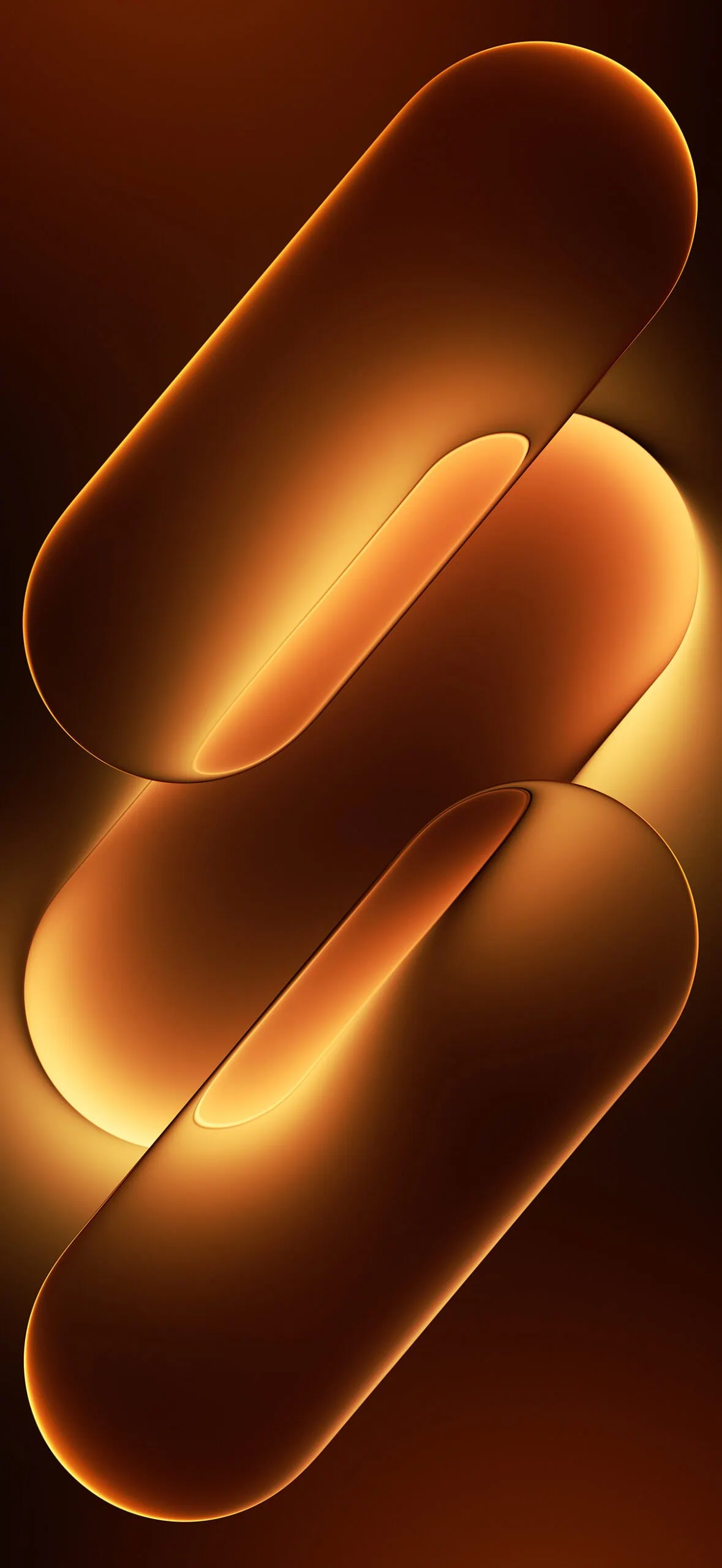 Xiaomi 18 Pro Max wallpaper burnt orange and amber gradient