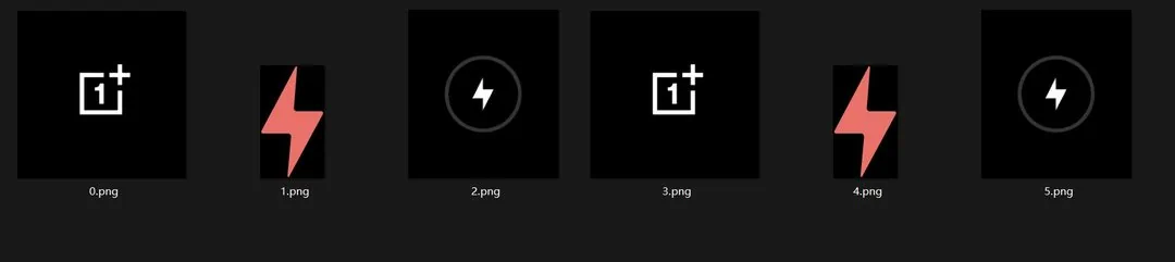 Extracted splash images in the Output folder ready to be replaced