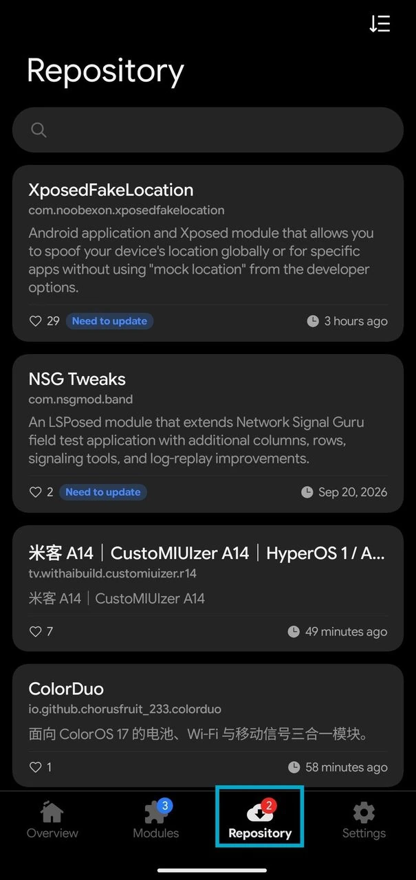 LSPosed repository
