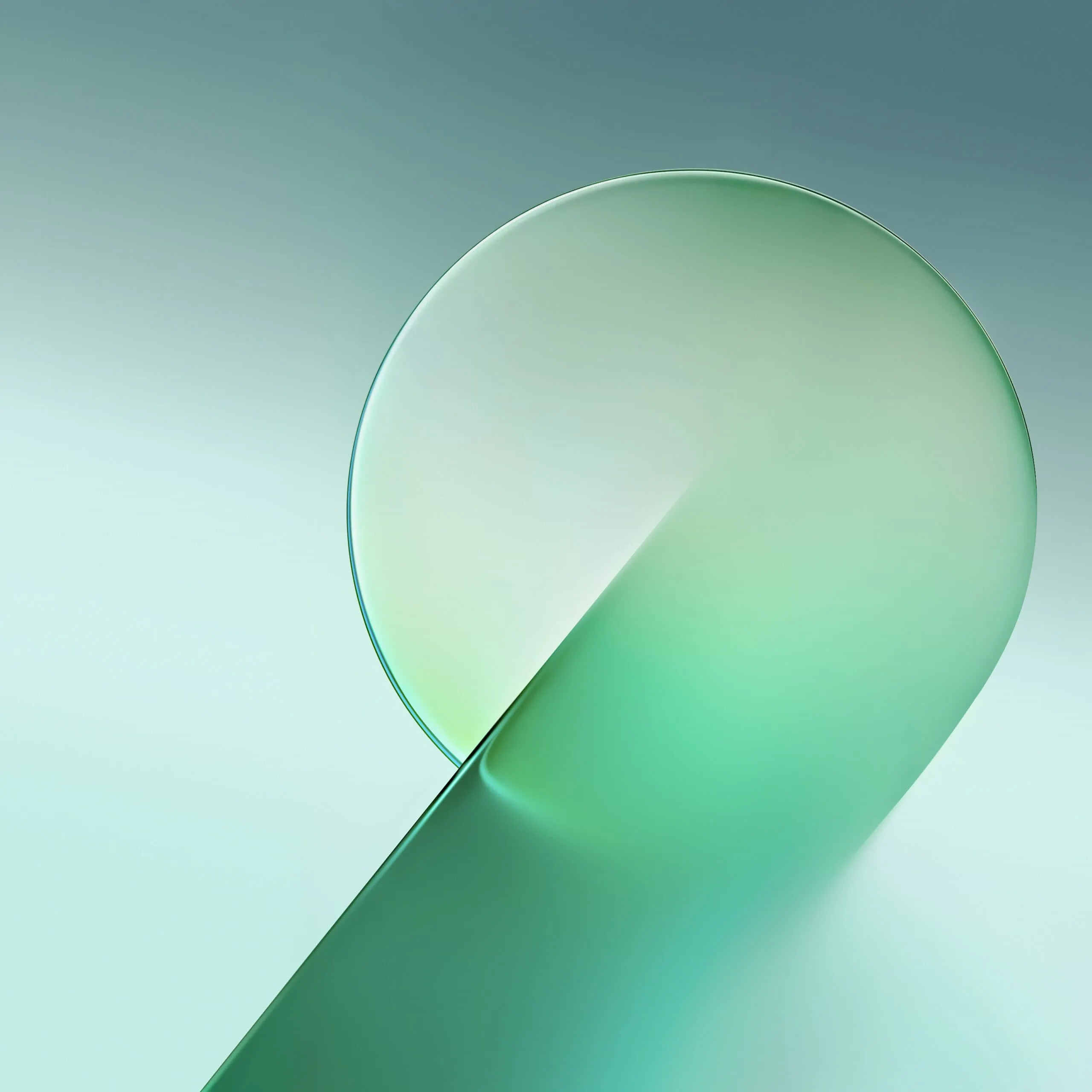 Honor Magic 9 Pro Max wallpaper with mint green and teal gradient