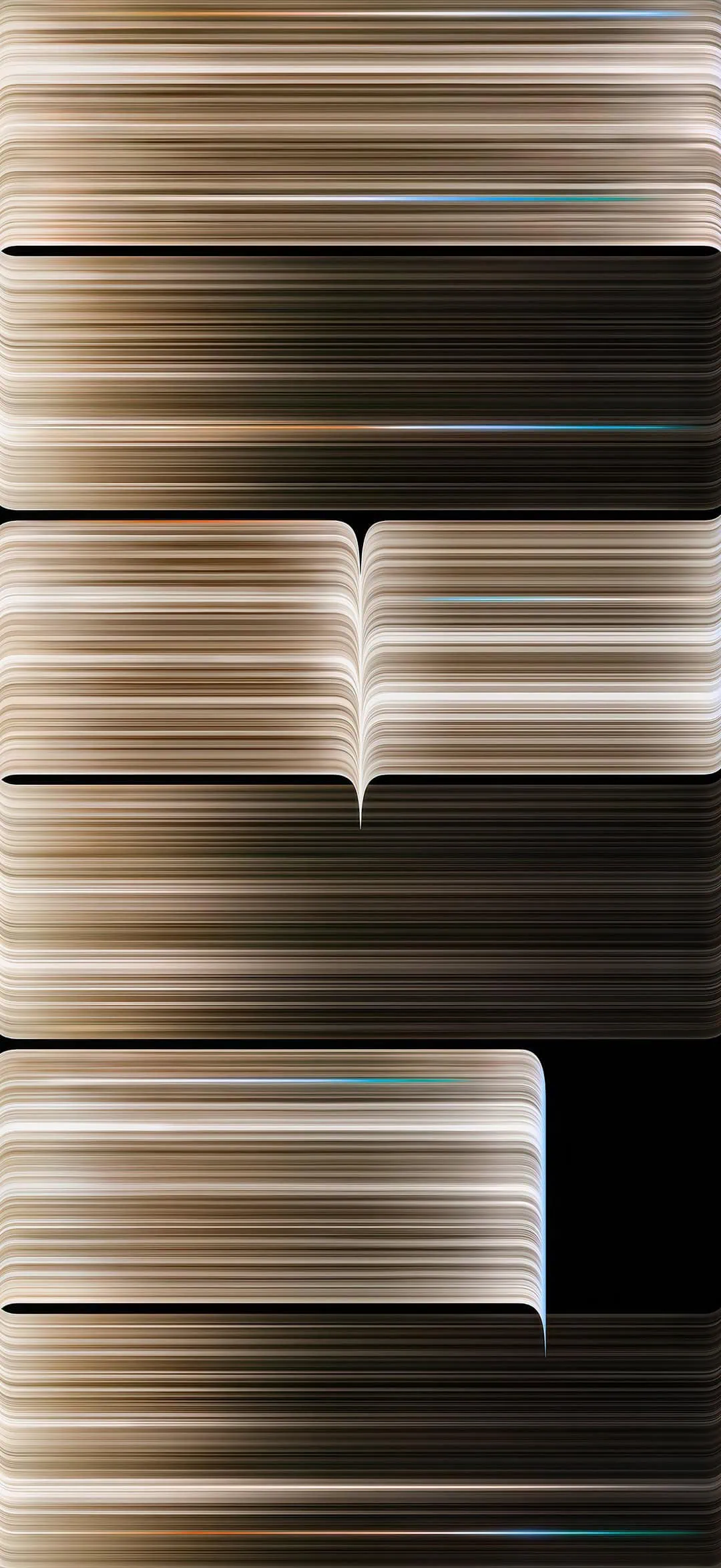 MacBook Pro 2026 Gold light streaks wallpaper for iPhone and Android